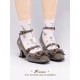 Iris Corolla Frame Square Toe Shoes(Reservation/5 Colours/Full Payment Without Shipping)